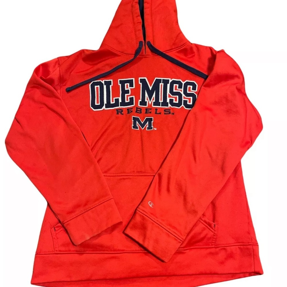 Ole Miss Rebels Pullover - Champion - Size Medium - Red - Fast Shipping